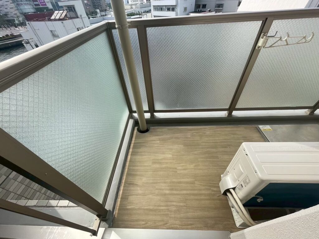 バルコニー　高圧洗浄